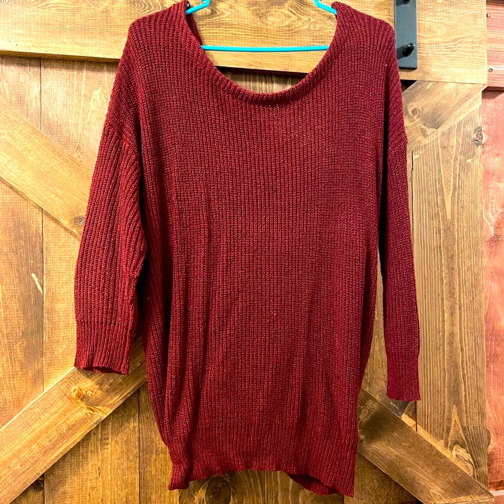 Express knotted back sweater